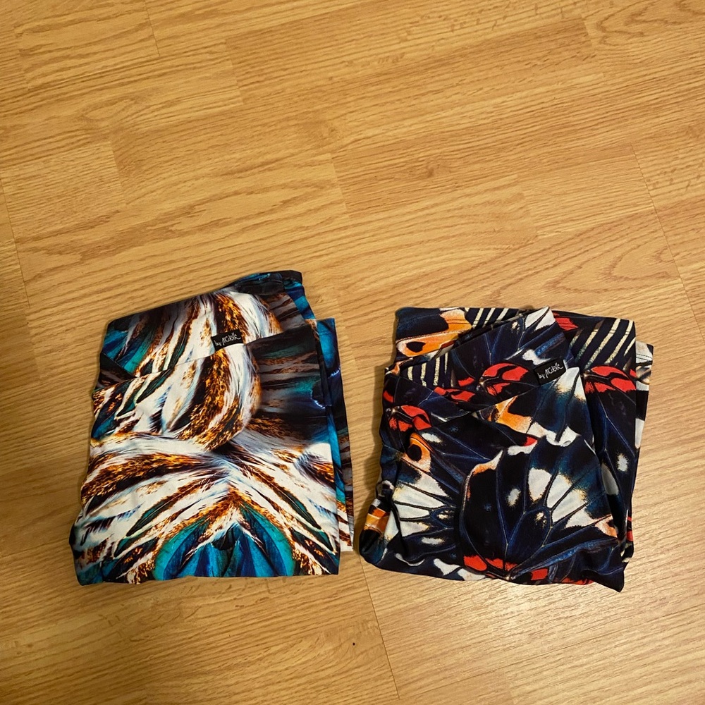 Colorful Patterned Leggings Set